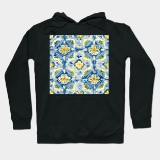 Italian Majolica Tile 21 Hoodie